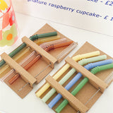 Hjemix | Glass sugerør - Sett med 4