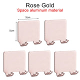 Hjemix | Punch-fri Razor Holder Oppbevaringskrok (1/2/3 Biter) - Veggmontert Barberhylle for Menn til Badet