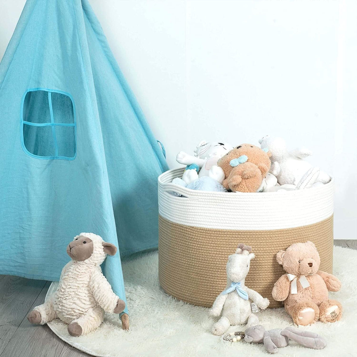 Hjemix | Stor Tau Tak Oppbevaringskurv