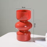 Hjemix | Glass Dyre Vase - Flerfarget