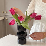 Hjemix | Glass Dyre Vase - Flerfarget