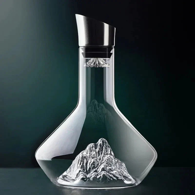 Hjemix | 1500ml Iceberg Decanter Kreativ blyfri krystallmateriale luksus høy-kvalitets hjem rødvin vin distributør karaffel vin mugge