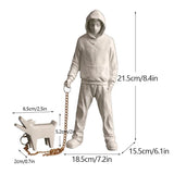 Hjemix | Artify Banksy skulpturkolleksjon | Blomsterkaster & ballongjente | Popkunstfigurer | Moderne kontor- og hjemmeinnredning