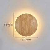 Hjemix | Moderne Minimalistisk Rund Uregelmessig Oval Tre LED Vegglampe for Stue