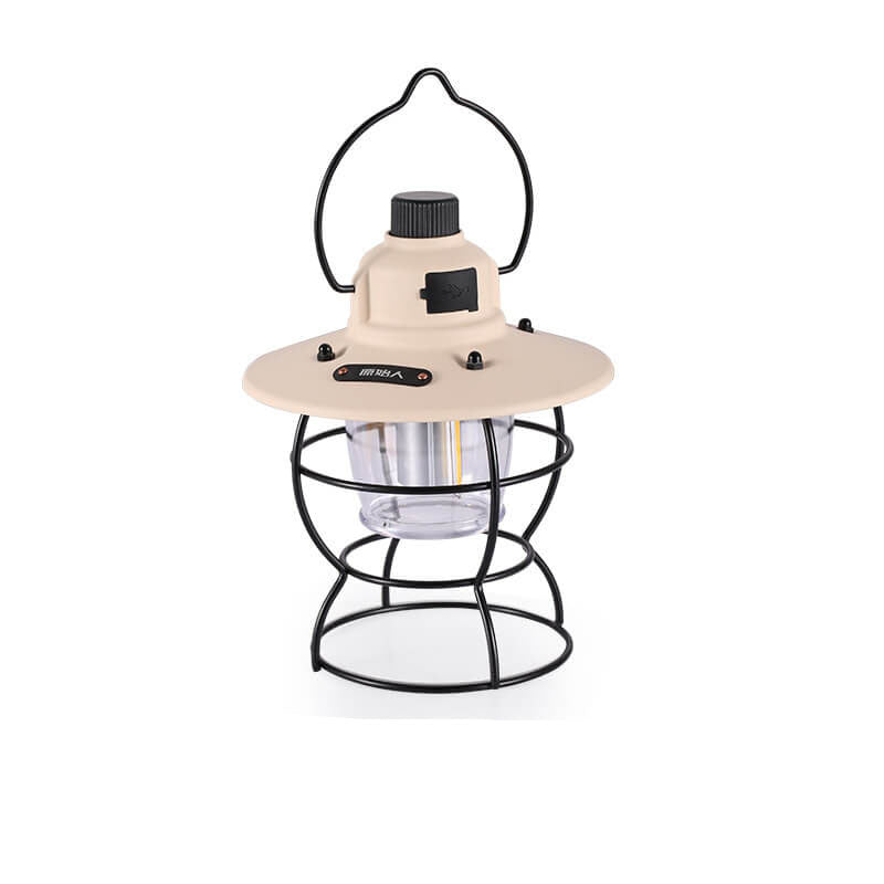 Hjemix | Utendørs Vintage Camping Lys Hest Lys Oppladbart Bærbart Camping Lys