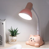 Hjemix | Moderne Tegneserie Katt Student Øyepleie LED Skrivebordslampe