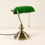Hjemix | Retro Fargerik Glass Metallbase 1-Lys Zip Bordlampe