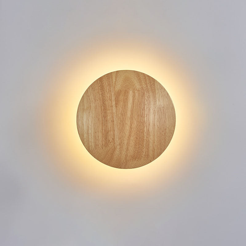 Hjemix | Moderne Minimalistisk Rund Uregelmessig Oval Tre LED Vegglampe for Stue