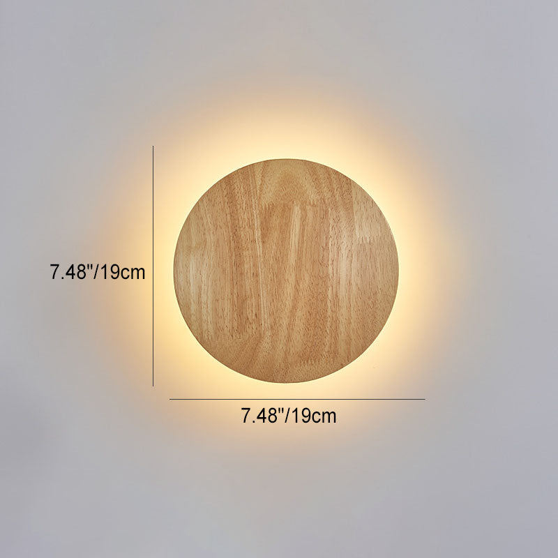 Hjemix | Moderne Minimalistisk Rund Uregelmessig Oval Tre LED Vegglampe for Stue