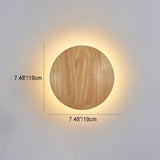 Hjemix | Moderne Minimalistisk Rund Uregelmessig Oval Tre LED Vegglampe for Stue