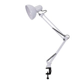 Hjemix | Moderne minimalistisk sammenleggbar bordlampe med lang arm og klemme laget av ABS med 1 lys for soverommet