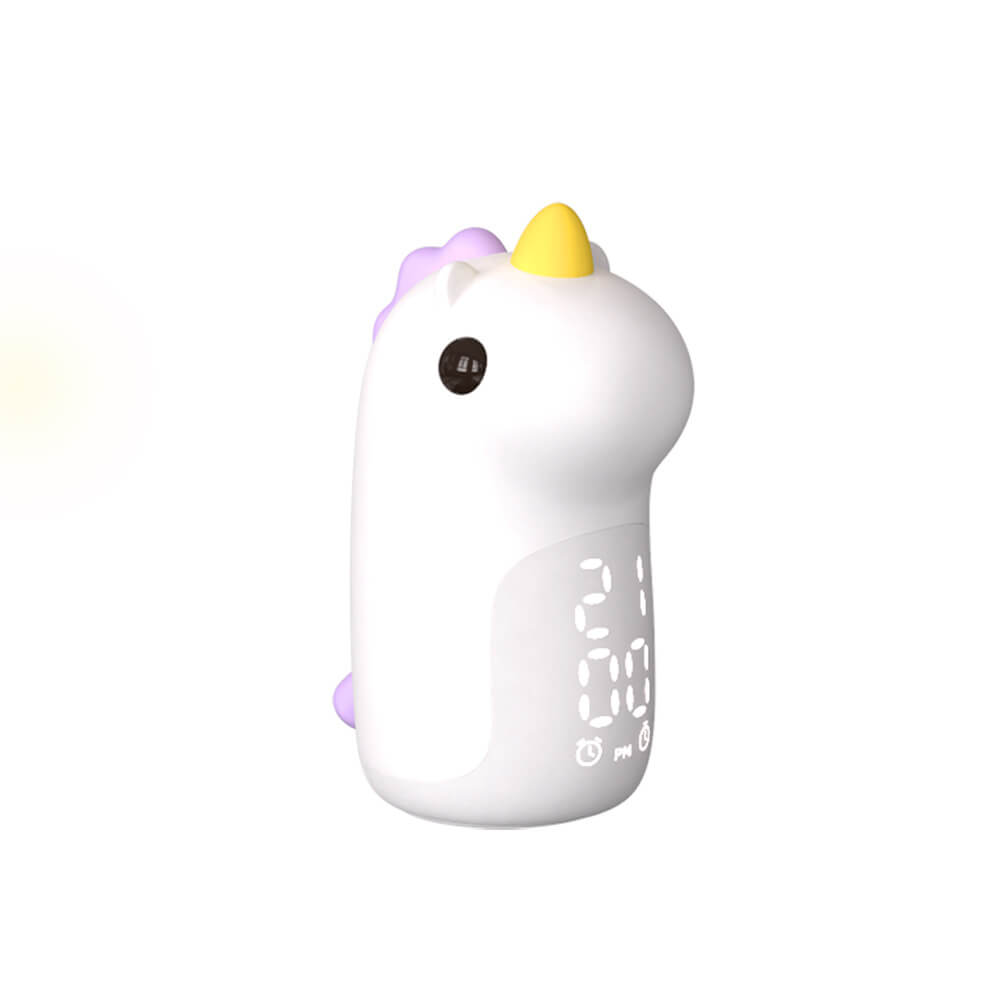 Hjemix | Unilora DreamLight Vekkerklokke | Enhjørning Design | Timer & LED Nattlampe | Barnerom Dekor