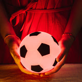 Hjemix | Kreativ Fotball Silikon LED Nattlys USB Lading Bordlampe
