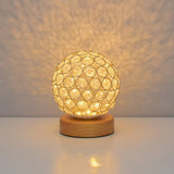 Hjemix | Moderne Minimalistisk Rund USB Oppladbar LED Nattlampe Bordlampe