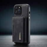 Hjemix | 2 i 1 avtakbar skinnlommebokdeksel for iPhone