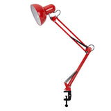 Hjemix | Moderne minimalistisk sammenleggbar bordlampe med lang arm og klemme laget av ABS med 1 lys for soverommet