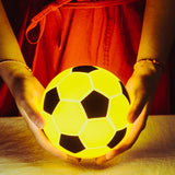Hjemix | Kreativ Fotball Silikon LED Nattlys USB Lading Bordlampe