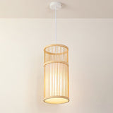 Hjemix | Bambora Zen Pendellampe | Håndvevd Bambuslanterne | Japansk Design | Naturlig Eleganse