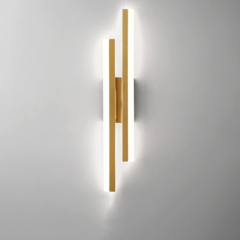 Hjemix | LuxLine Moderne LED Vegglampe | Minimalistisk Design | Jern & Akryl | Dimmbar Lys