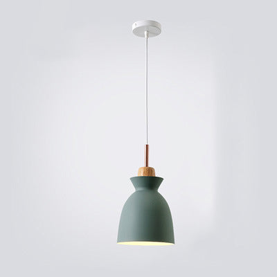 Hjemix | AuroraLite Nordic Pendant Lamp | Metal Design | 1-Light | Modern Color Options