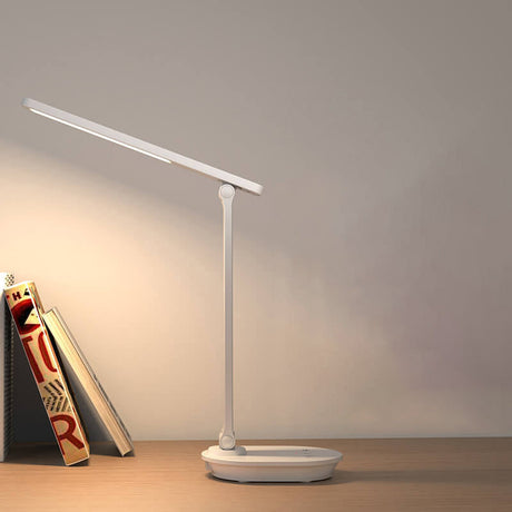 Hjemix | Moderne Dobbel Follbar Øyepleie Trådløs Oppladbar LED Skrivebordslampe