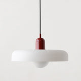 Hjemix | Pendellampe laget av farget glass | Elegant hengelampe i Bauhaus-stil | Designlampe for stue og spisestue