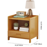 Hjemix | HanaCrate Japansk Nattbord | Solid Tre | 1 eller 3 Skuffer | Minimalistisk Design for Soverom