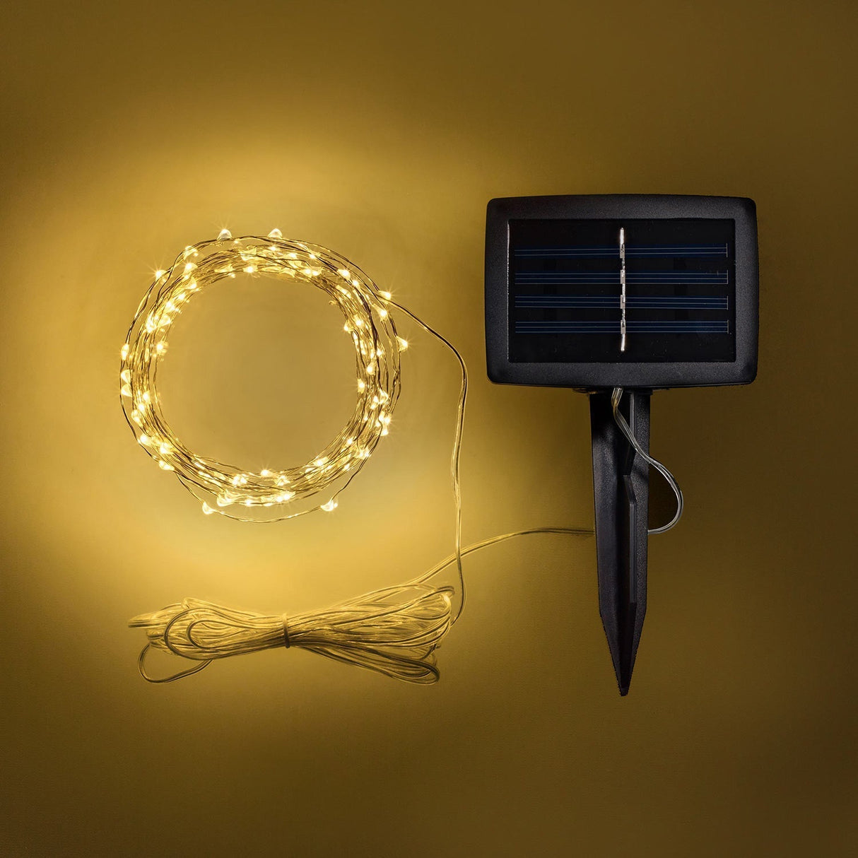 Hjemix | 100er LED Mikro Solar Lyskilder varm hvit