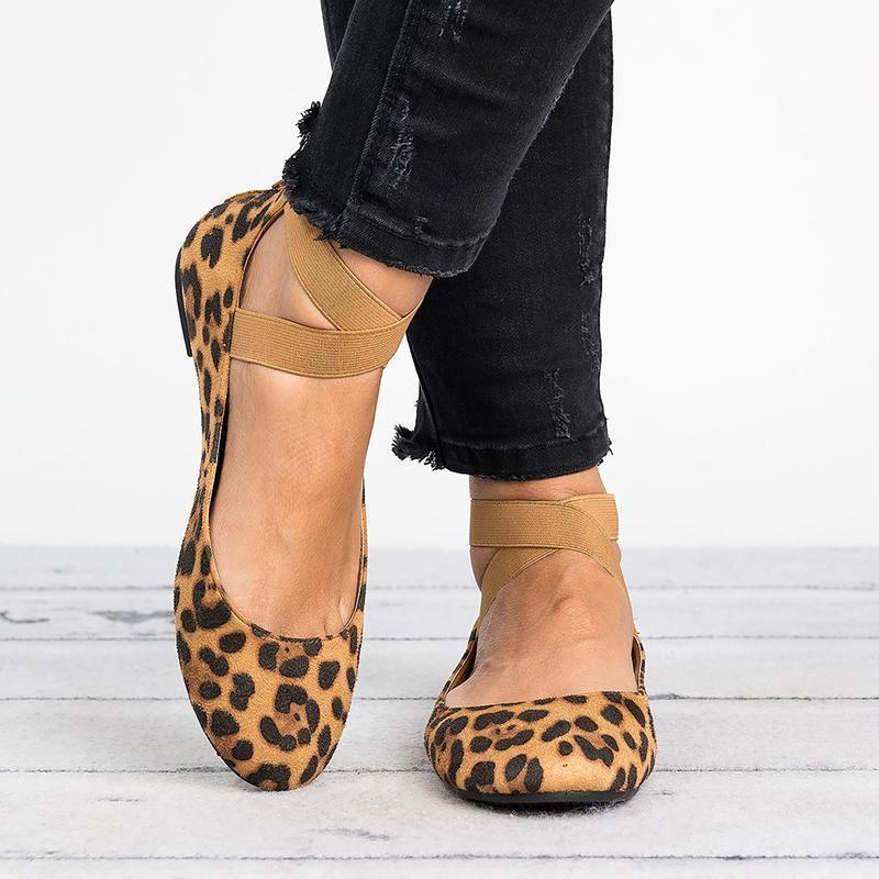 Hjemix | Kvinner Pu Nubuck Flate Casual Ballerina Sko
