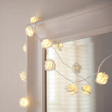 Hjemix | 30 LED Rose Fe Fairy Lights varm hvit