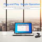 Hjemix | MK321BT Bluetooth 5.1 3 Taster Tilpassbare Taster Gaming Kontor PS Clip Makro Programmering Tastatur (Svart)
