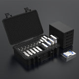 Hjemix | ORICO PSC-L20 3.5 tommers 20 Bay Hard Drive Beskyttelsessak