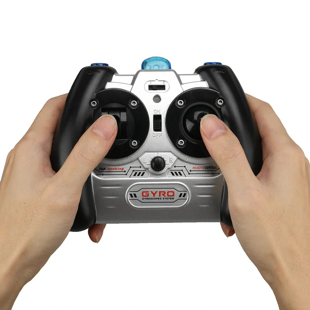 Hjemix | Uknuselig 3.5CH RC Helikopter Mini RC Helikopter med Gyro Karmesinrød