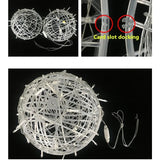 Hjemix | Sphere - Rattan Festbelysning