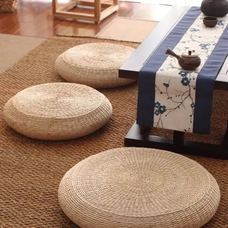Hjemix | Japansk håndlaget Tatami puter - Ideell for meditasjon