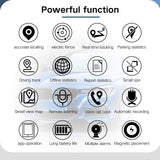 Hjemix | Tracker Sterk magnetisk bilkjøretøy sporing anti-tap