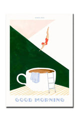 Hjemix | God Morgen Kaffe Lerret Plakat