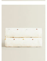 Hjemix | strikket babyteppe og barnevognteppe - 100x70 cm