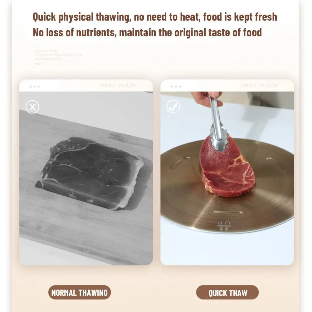 Hjemix | Rustfritt stål varmeledningsplate – Induksjonskok plate varmefordelingsring, kokeskjerm-tilbehør