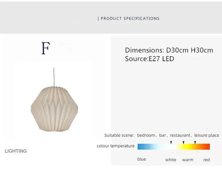 Hjemix | Elegant origami-inspirert papirlanterne