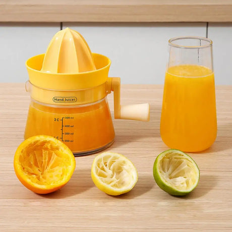 Hjemix | Dual Press Hånddrevet Mühemløs Sitron Frukt Juicer