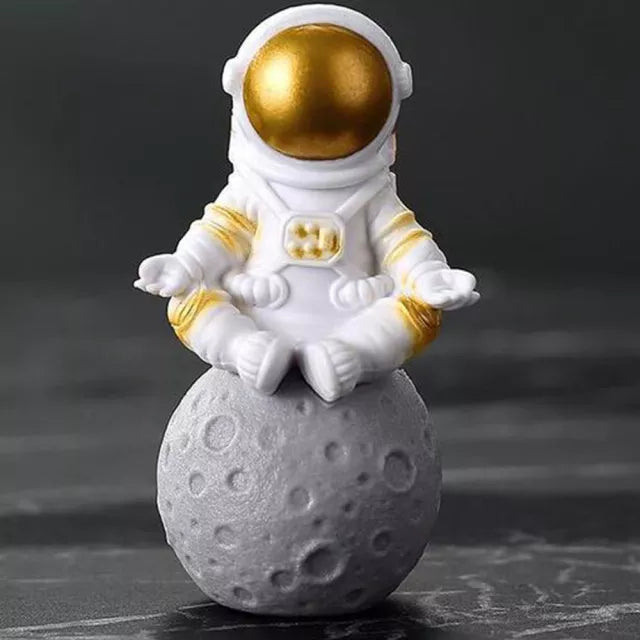 Hjemix | Harpiks Astronaut Figur Statue Rom Reisende Skulptur Utdanningsleketøy Skrivebordsdekorasjon Astronaut Modell For Barn Gave