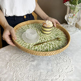 Hjemix | Lotus Leaf Rattan & Shell Fruktbolle Brett
