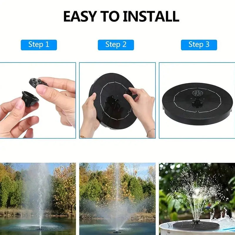 Hjemix | Flytende Solfountain