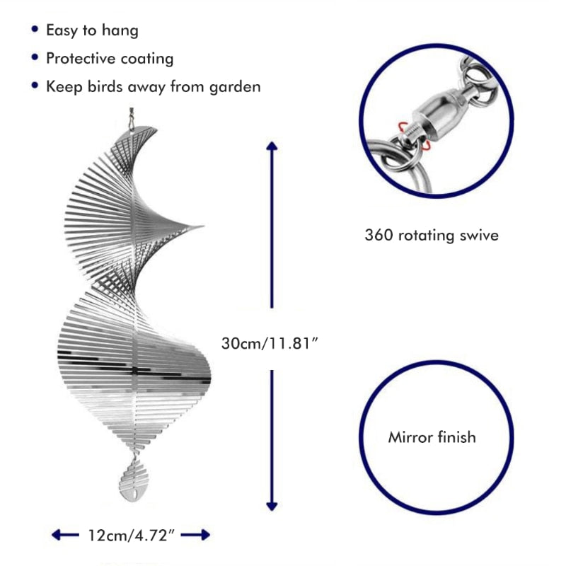 Hjemix | Rotating Wind Spinners: Nordisk Hagedekorasjon