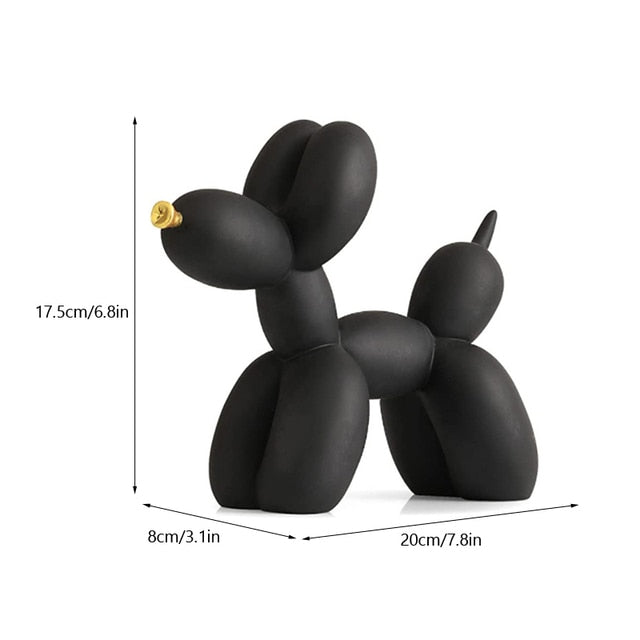 Hjemix | Luksuriøs Hjemmedekor, Ballonghund Dekorasjon, Kontorpult Tilbehør, Dyre Dekorasjon, Moderne Populær Kunst, Nordiske Statuer