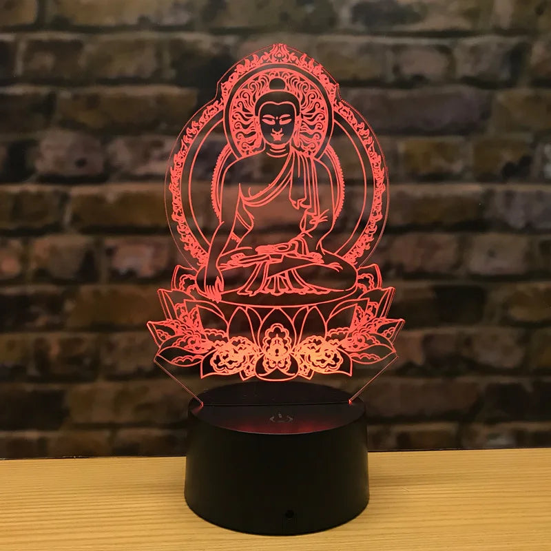 Hjemix | EnlightenGlow - Buddha 3D Lampe