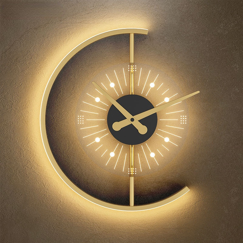 Hjemix | Moderne minimalistisk LED klokke