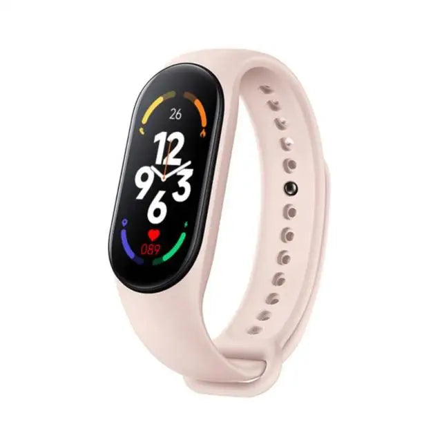 Hjemix | M7 Smartklokke Menn Kvinner Smartband Puls Smartklokke Fitness Tracker Blodtrykk Sport Smartarmbånd for xiaomi iPhone