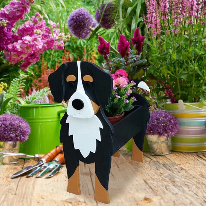 Hjemix | Blomsterpotte - Pawsome - Hund Plantebeholder - Ulike Raser
